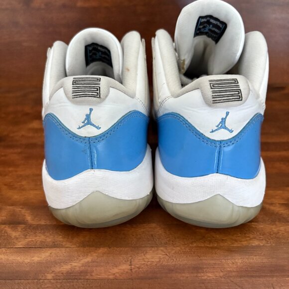 Nike Air Jordan 11 Retro Low White University Blue UNC 528895-106 Size 10 - Picture 3 of 6